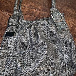 Large grey purse